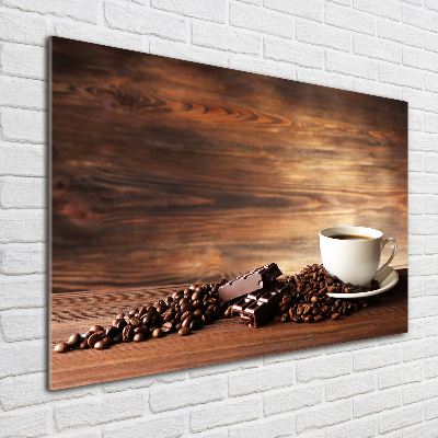 Tableau sur verre acrylique Café et chocolat