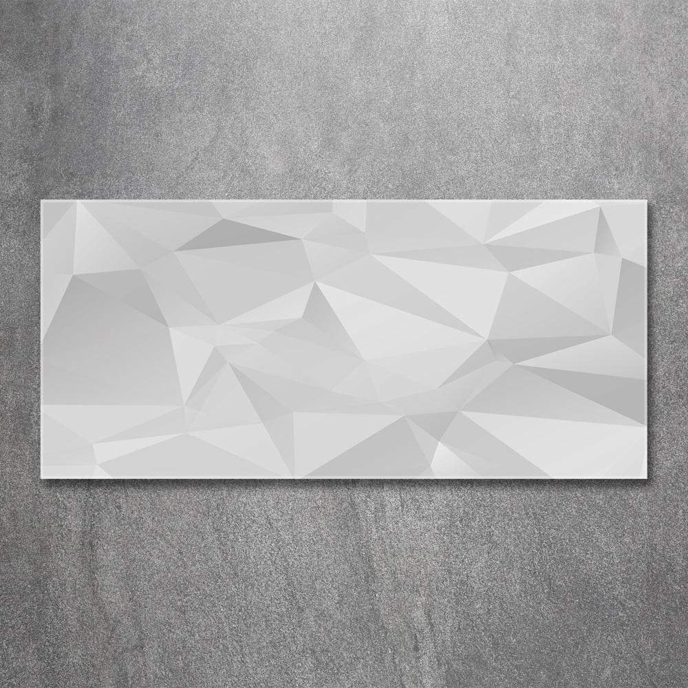 Tableau verre acrylique Triangles abstraits