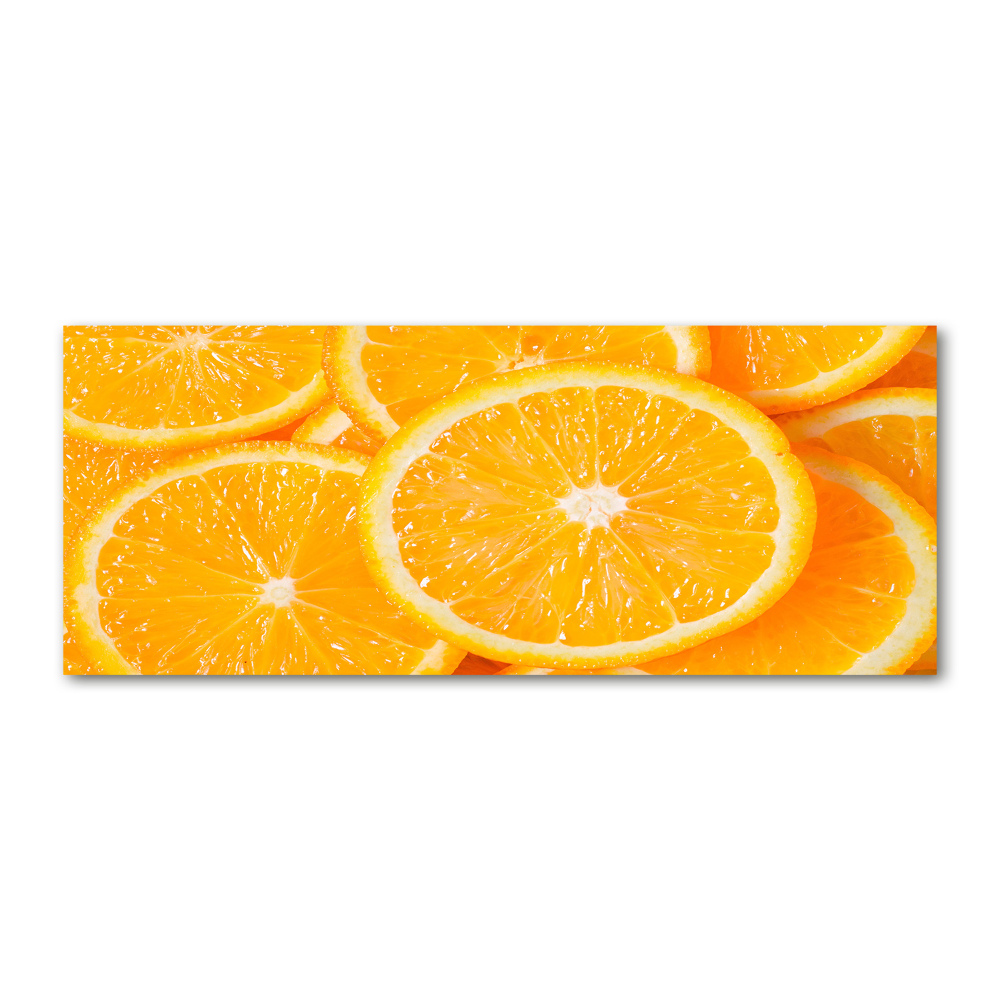 Tableau verre acrylique Tranches d'orange