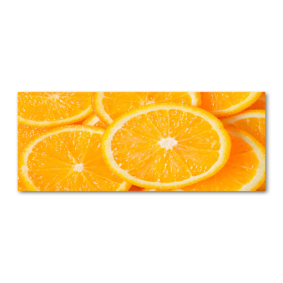 Tableau verre acrylique Tranches d'orange