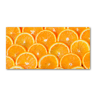 Tableau sur verre acrylique Tranches d'orange