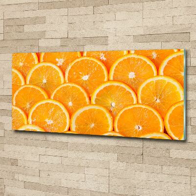 Tableau sur verre acrylique Tranches d'orange