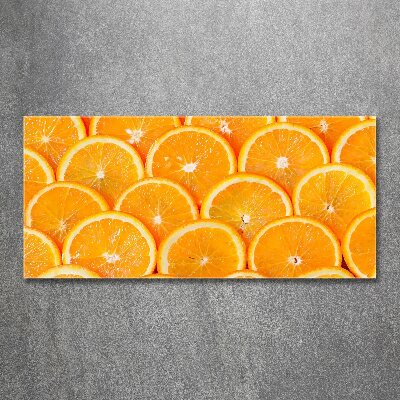 Tableau sur verre acrylique Tranches d'orange