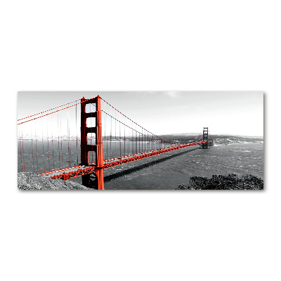 Tableau sur verre acrylique Le pont de San Francisco