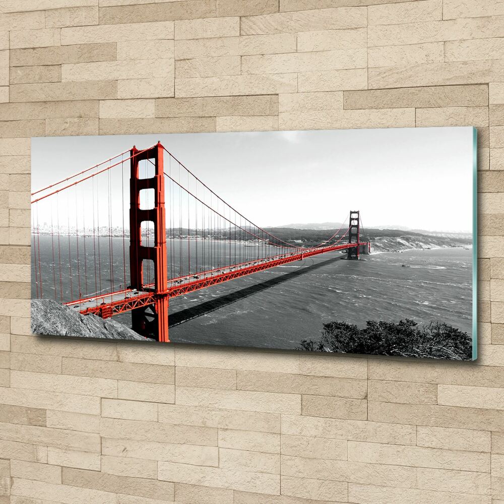 Tableau sur verre acrylique Le pont de San Francisco