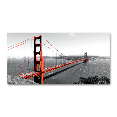 Tableau sur verre acrylique Le pont de San Francisco