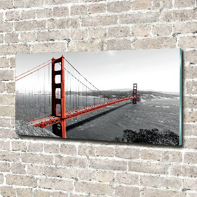 Tableau sur verre acrylique Le pont de San Francisco