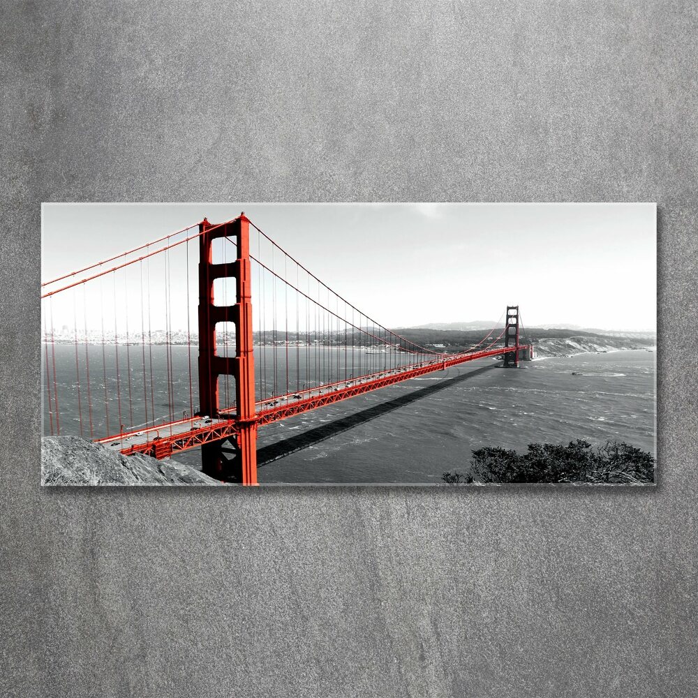 Tableau sur verre acrylique Le pont de San Francisco