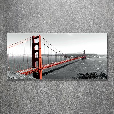 Tableau sur verre acrylique Le pont de San Francisco