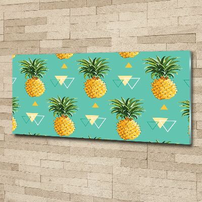 Tableau sur verre acrylique Ananas