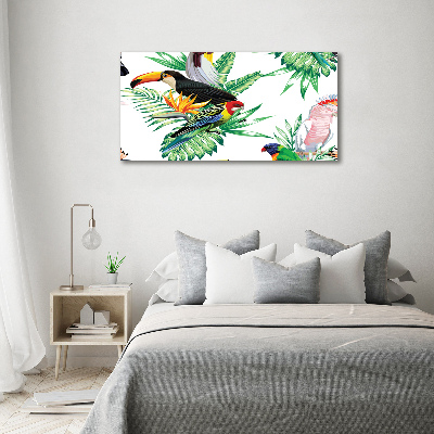 Tableau en acrylique Oiseaux tropicaux