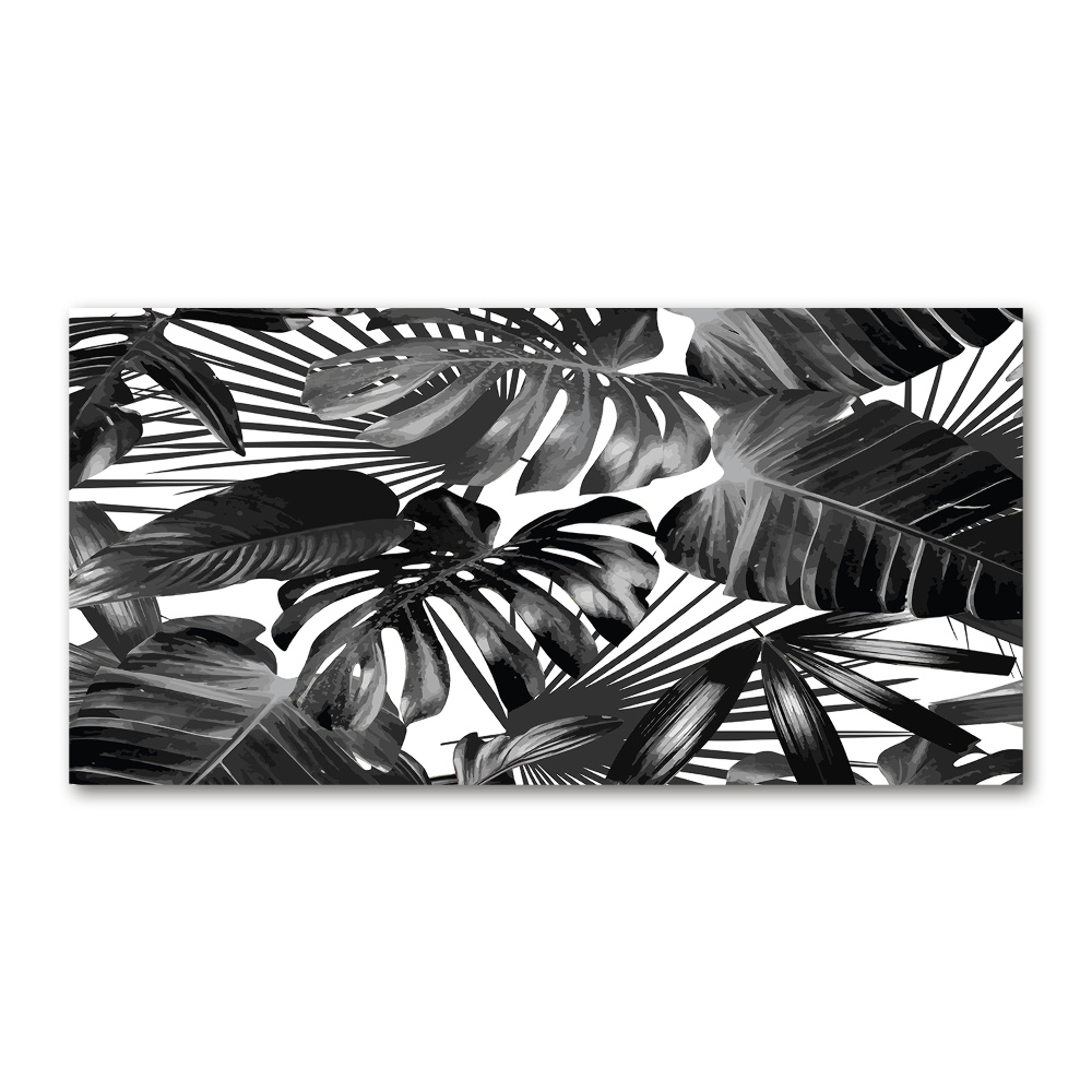 Acrylique tableau Feuilles tropicales