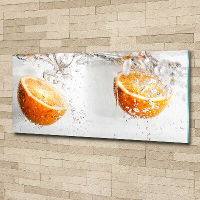 Tableau en acrylique Oranges et eau