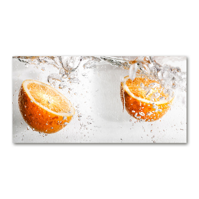 Tableau en acrylique Oranges et eau