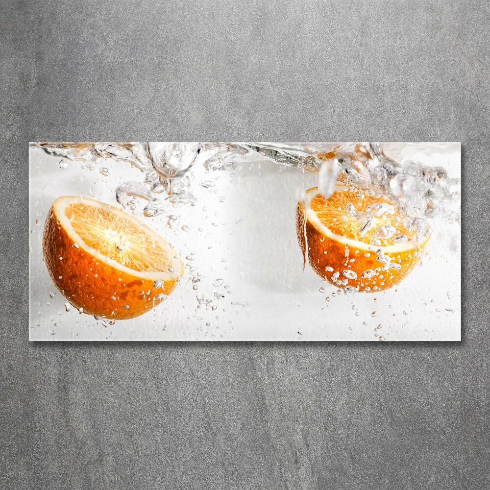 Tableau en acrylique Oranges et eau