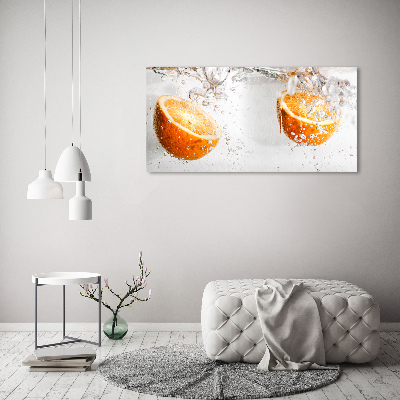 Tableau en acrylique Oranges et eau