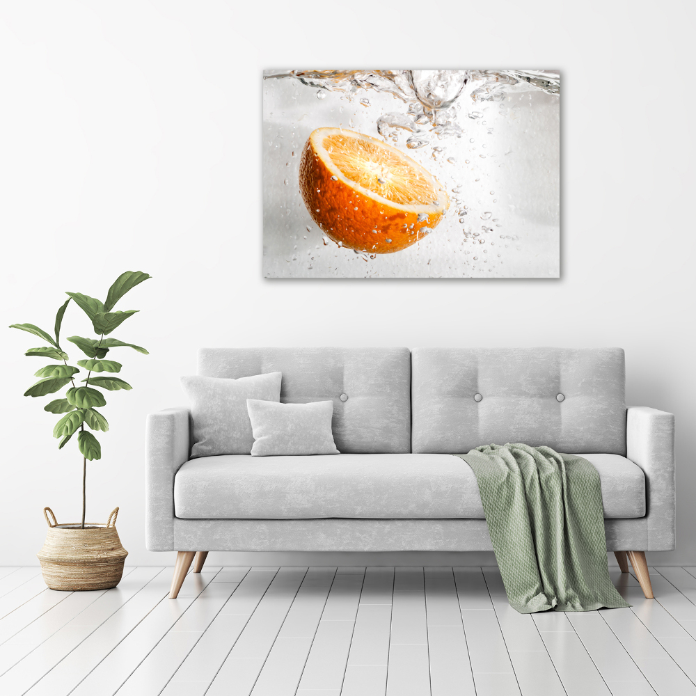 Tableau en acrylique Oranges et eau