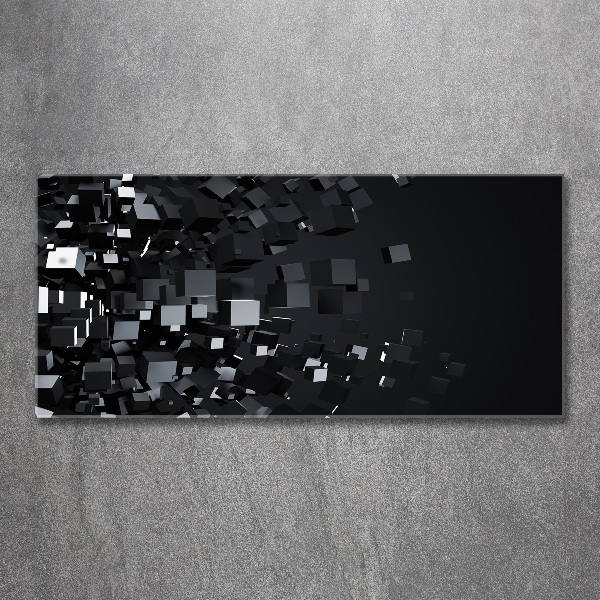 Tableau verre acrylique Abstraction 3D