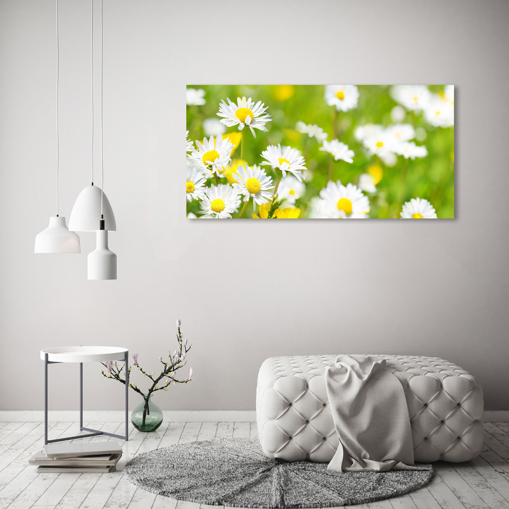 Acrylique tableau Marguerite