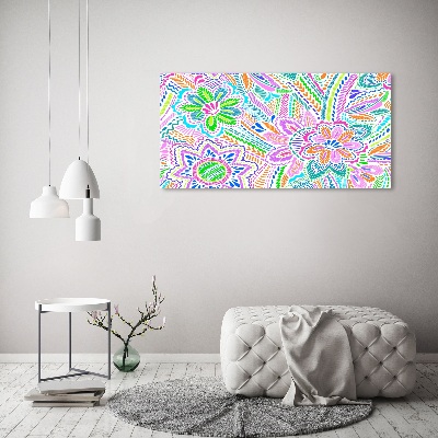 Tableau acrylique Une multitude de fleurs