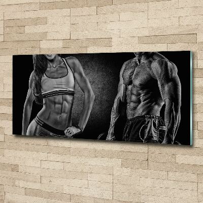 Tableau acrylique Construction musculaire