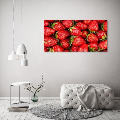 Tableau en acrylique Fraises