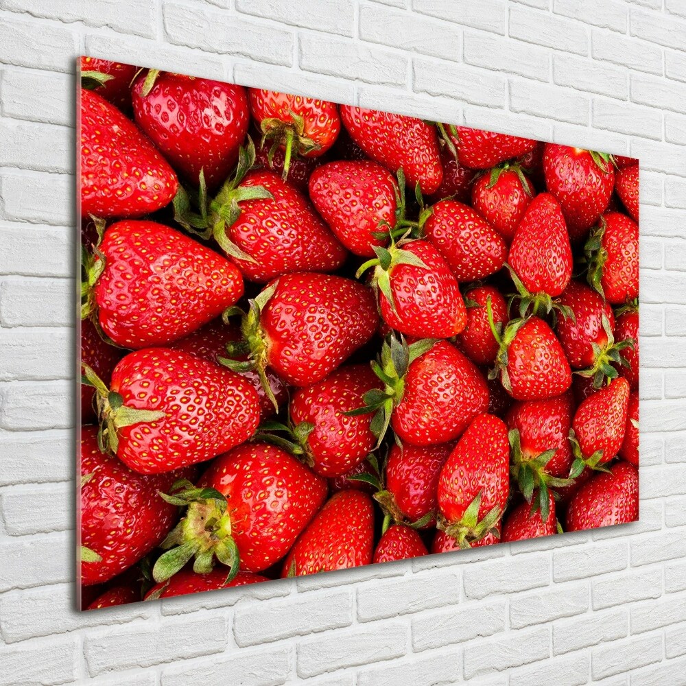 Tableau en acrylique Fraises