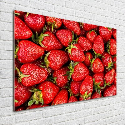 Tableau en acrylique Fraises