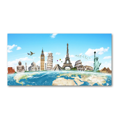 Tableau en acrylique Monuments du monde