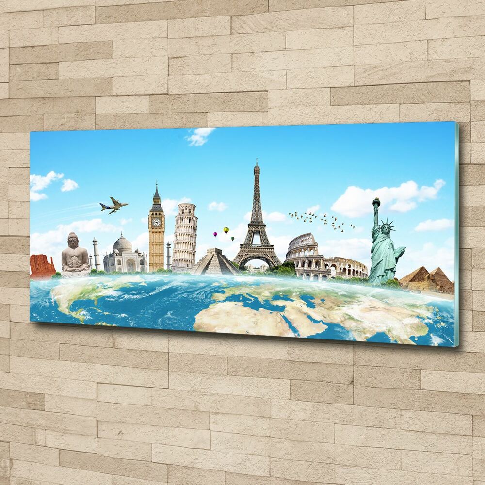 Tableau en acrylique Monuments du monde