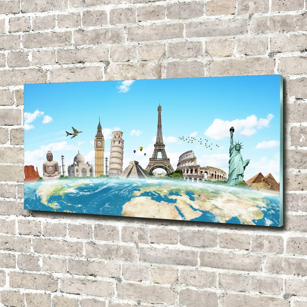 Tableau en acrylique Monuments du monde