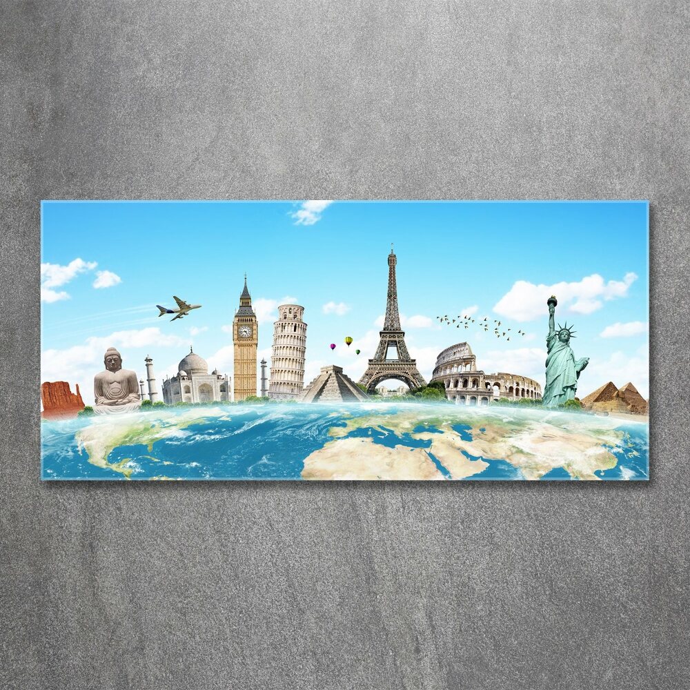 Tableau en acrylique Monuments du monde