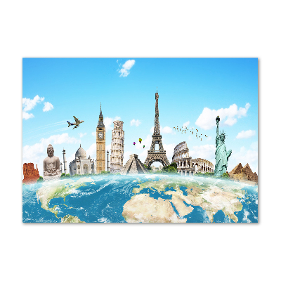 Tableau en acrylique Monuments du monde