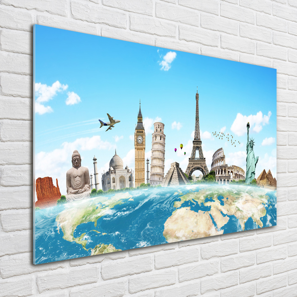 Tableau en acrylique Monuments du monde