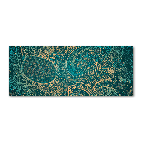 Tableau sur verre acrylique Fond d'ornements