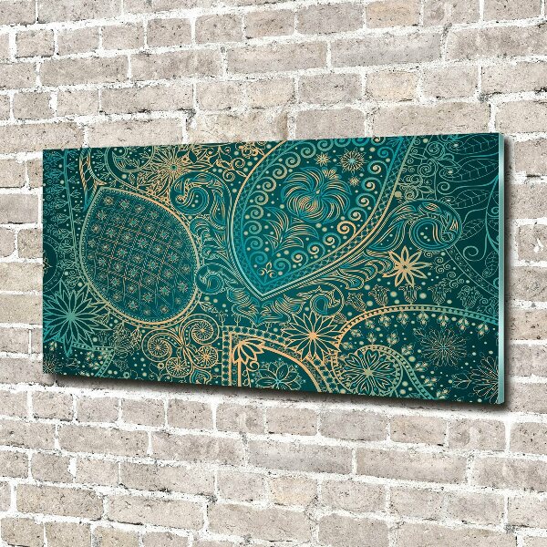 Tableau sur verre acrylique Fond d'ornements