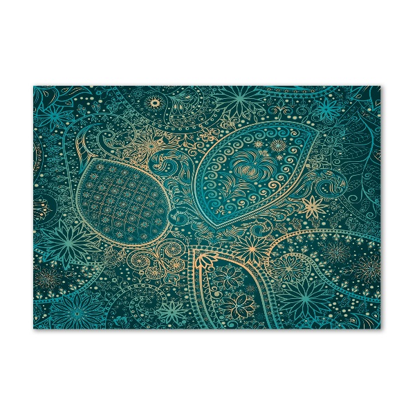 Tableau sur verre acrylique Fond d'ornements