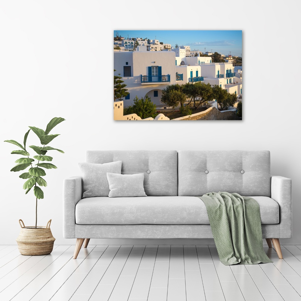 Tableau en acrylique Mykonos Grèce