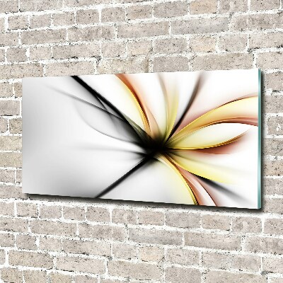 Tableau verre acrylique Abstraction de fleurs