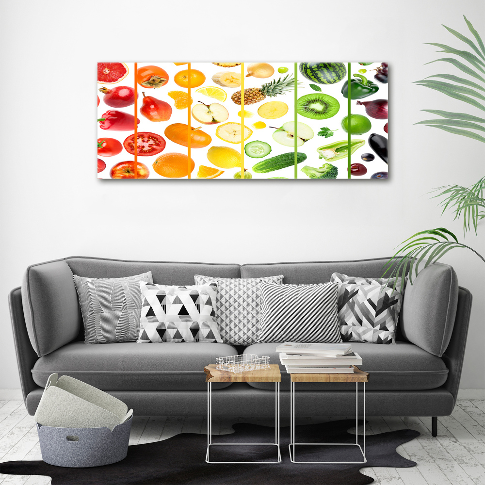 Tableau en acrylique Fruits et légumes