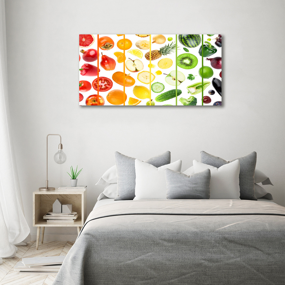 Tableau en acrylique Fruits et légumes