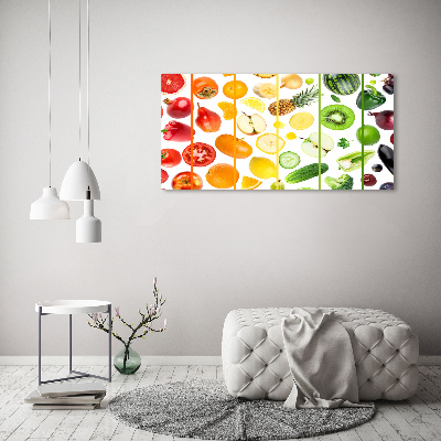 Tableau en acrylique Fruits et légumes