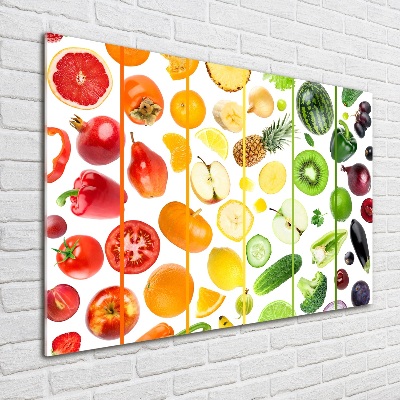 Tableau en acrylique Fruits et légumes