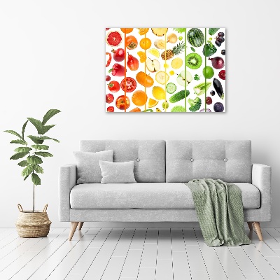 Tableau en acrylique Fruits et légumes