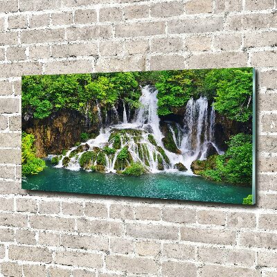 Acrylique tableau Chute d'eau dans les montagnes