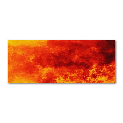 Acrylique tableau Flammes