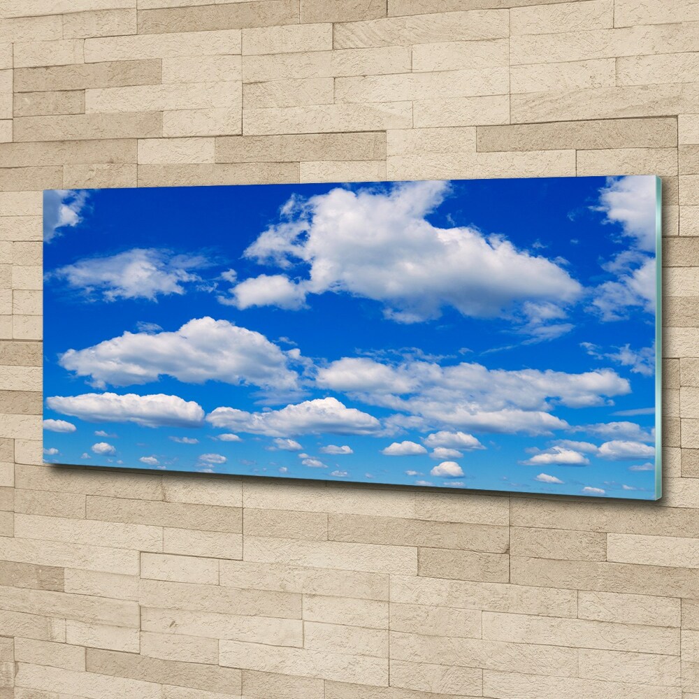 Tableau verre acrylique Nuages dans le ciel