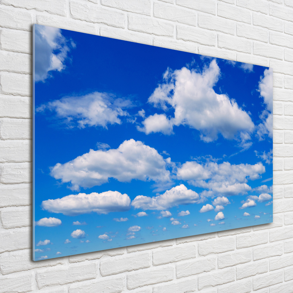 Tableau verre acrylique Nuages dans le ciel