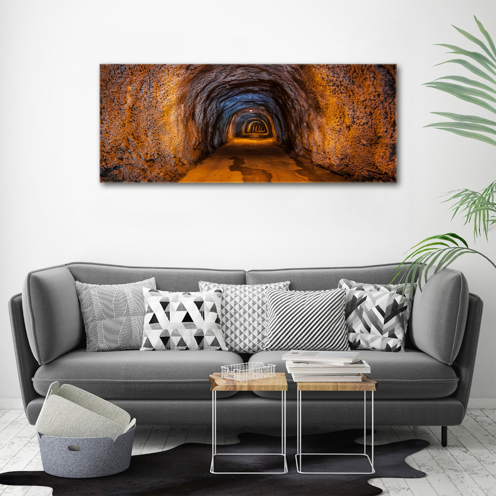 Acrylique tableau Tunnel souterrain