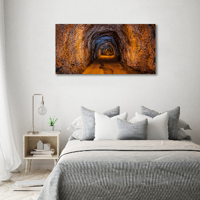 Acrylique tableau Tunnel souterrain